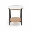 Стол журнальный HALMAR KAMALA S натуральный/черный